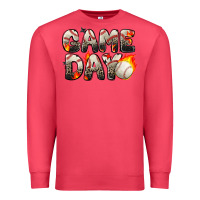 Cardinal game day baseball leopard Premium Sweatshirt - Zillion Design Studio