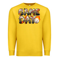 Lemon game day baseball leopard Premium Sweatshirt - Zillion Design Studio