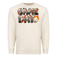 Sandshell game day baseball leopard Premium Sweatshirt - Zillion Design Studio