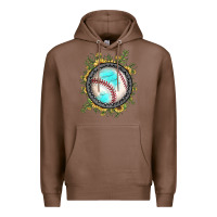 Chestnut baseball gemstone sunflower Premium Hoodie - JahusDesignShop