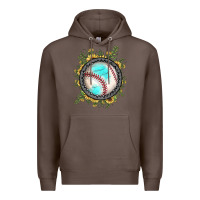 Coffee baseball gemstone sunflower Premium Hoodie - JahusDesignShop