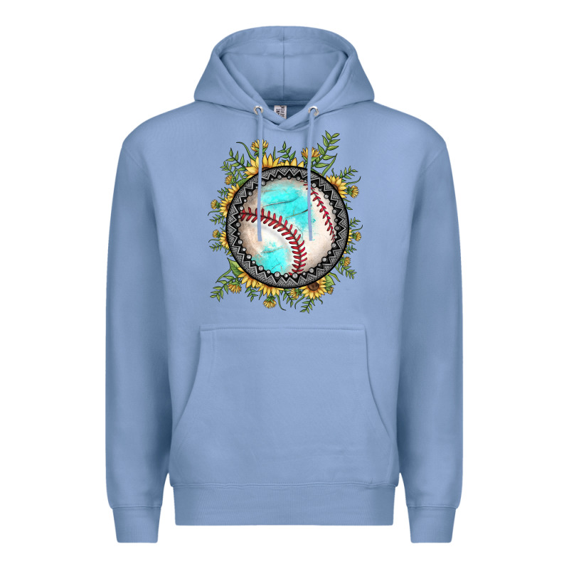 Baseball Gemstone Sunflower Premium Hoodie by JahusDesignShop | Teevron
