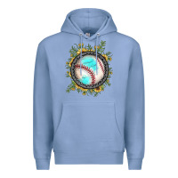 Colony Blue baseball gemstone sunflower Premium Hoodie - JahusDesignShop