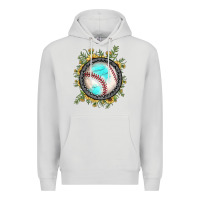 Dove Grey baseball gemstone sunflower Premium Hoodie - JahusDesignShop