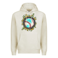 Oatmeal Heather baseball gemstone sunflower Premium Hoodie - JahusDesignShop