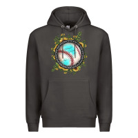 Smoke baseball gemstone sunflower Premium Hoodie - JahusDesignShop