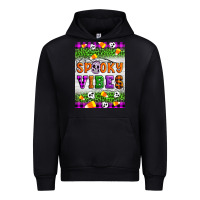 Black Halloween Spooky Vibes Urban Hoodie - Artiststas