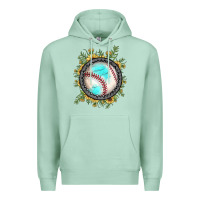 Seafoam baseball gemstone sunflower Premium Hoodie - JahusDesignShop