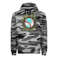 Slate Camo baseball gemstone sunflower Premium Hoodie - JahusDesignShop