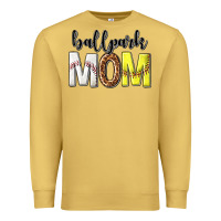 Antique Gold ballpark mom Premium Sweatshirt - texasbilliewilder
