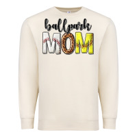 Sandshell ballpark mom Premium Sweatshirt - texasbilliewilder