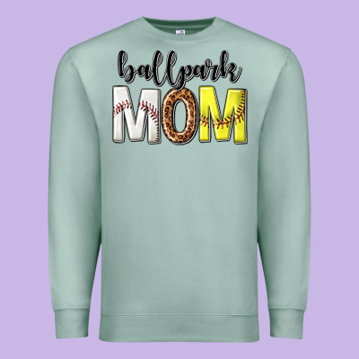Premium Sweatshirt ballpark mom