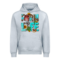 Heather Grey farm life Urban Hoodie - AdoDesignShop
