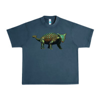 Midnight Navy ankylosaurus Urban Heavy Tee - Artiststas
