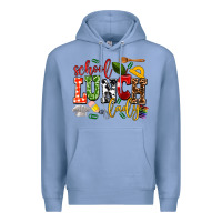 Colony Blue school lunch lady Premium Hoodie - AdoDesignShop