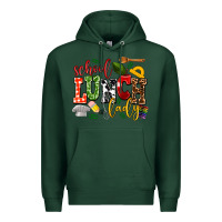 Sports Green school lunch lady Premium Hoodie - AdoDesignShop