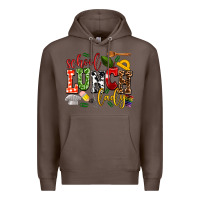Coffee school lunch lady Premium Hoodie - AdoDesignShop