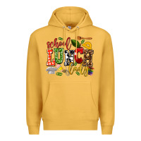 Mustard school lunch lady Premium Hoodie - AdoDesignShop
