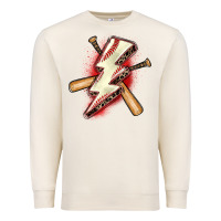 Sandshell baseball lightning bolt Premium Sweatshirt - Zillion Design Studio