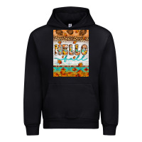 Black Hello fall Urban Hoodie - Artiststas