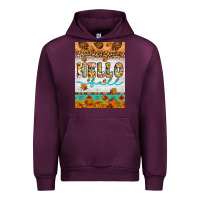 Mauve Wine Hello fall Urban Hoodie - Artiststas