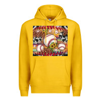 Lemon baseball leopard cowhide sunflower Premium Hoodie - JahusDesignShop