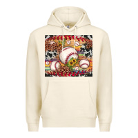 Tofu baseball leopard cowhide sunflower Premium Hoodie - JahusDesignShop
