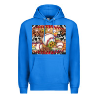True Royal baseball leopard cowhide sunflower Premium Hoodie - JahusDesignShop