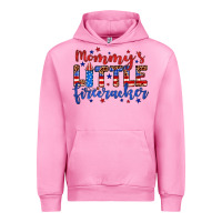 Fuchsia Pink mommy’s little firecracker Urban Hoodie - JahusDesignShop