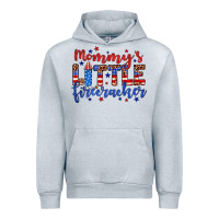Heather Grey mommy’s little firecracker Urban Hoodie - JahusDesignShop