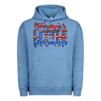 Pigment Pebble Blue mommy’s little firecracker Urban Hoodie - JahusDesignShop