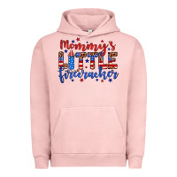Pigment Salmon mommy’s little firecracker Urban Hoodie - JahusDesignShop