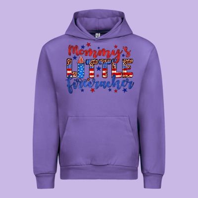 Mommy’s Little Firecracker Urban Hoodie Designed By Jahusdesignshop