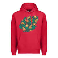 Cardinal christmas gingerbread cookies patch Premium Hoodie - BundleAndBundleShop