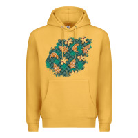 Mustard christmas gingerbread cookies patch Premium Hoodie - BundleAndBundleShop