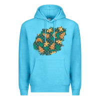 Ocean Blue christmas gingerbread cookies patch Premium Hoodie - BundleAndBundleShop
