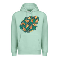Seafoam christmas gingerbread cookies patch Premium Hoodie - BundleAndBundleShop