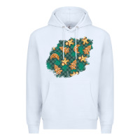White christmas gingerbread cookies patch Premium Hoodie - BundleAndBundleShop