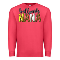 Cardinal ballpark nana with leopard Premium Sweatshirt - texasbilliewilder