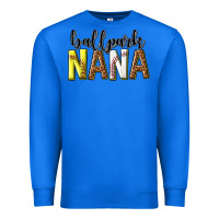 True Royal ballpark nana with leopard Premium Sweatshirt - texasbilliewilder