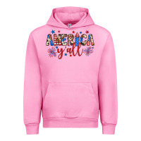 Fuchsia Pink american y'all Urban Hoodie - JahusDesignShop