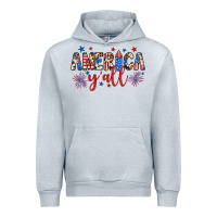 Heather Grey american y'all Urban Hoodie - JahusDesignShop
