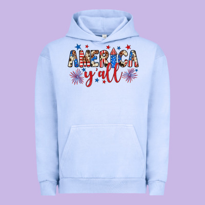 American Y'all Urban Hoodie Designed By Jahusdesignshop