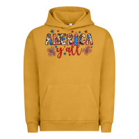 Pigment Peanut Butter american y'all Urban Hoodie - JahusDesignShop