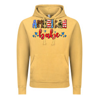 Vintage Mustard American babe Vintage Hoodie - AdoDesignShop