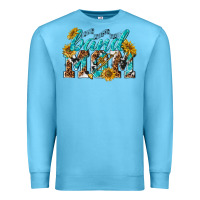 Ocean Blue band mom Premium Sweatshirt - texasbilliewilder