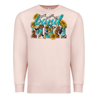 Pale Pink band mom Premium Sweatshirt - texasbilliewilder