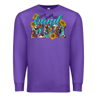 Purple band mom Premium Sweatshirt - texasbilliewilder