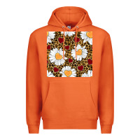Carrot valentines day daisy and leopard seamless pattern Premium Hoodie - BundleAndBundleShop