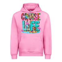 Fuchsia Pink cruise  life Urban Hoodie - AdoDesignShop